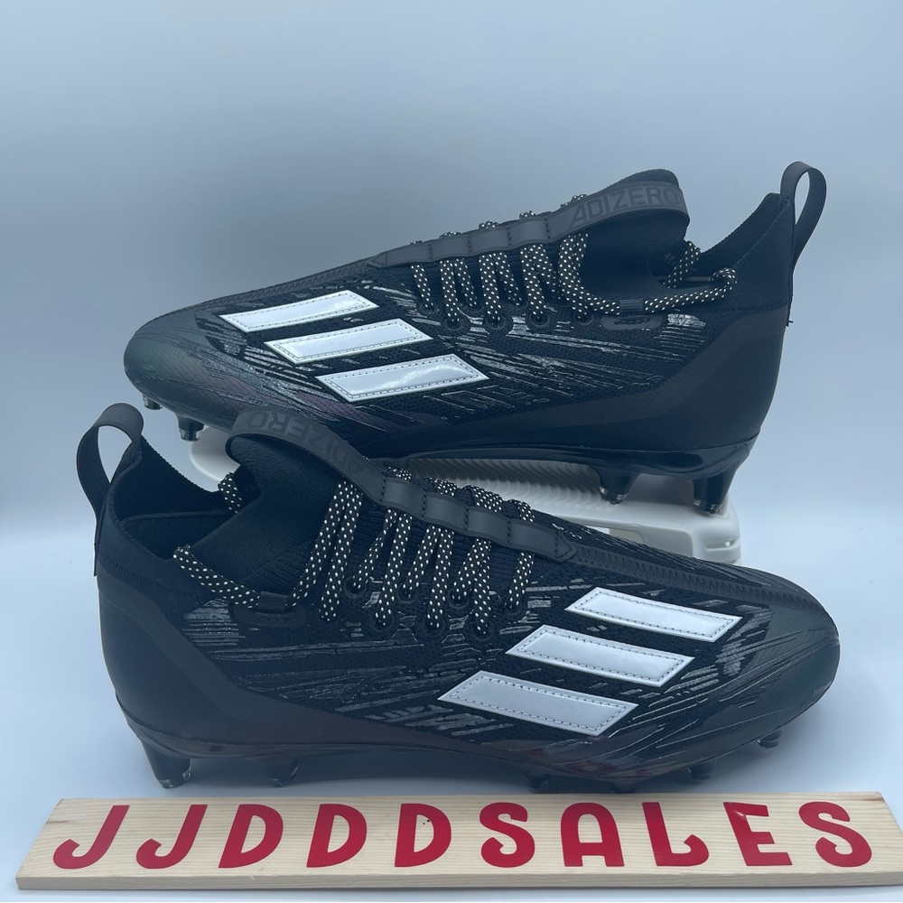Adidas Adizero PRIMEKNIT Football Cleats Core Black Purple Tint HP8861 Men 11.5
